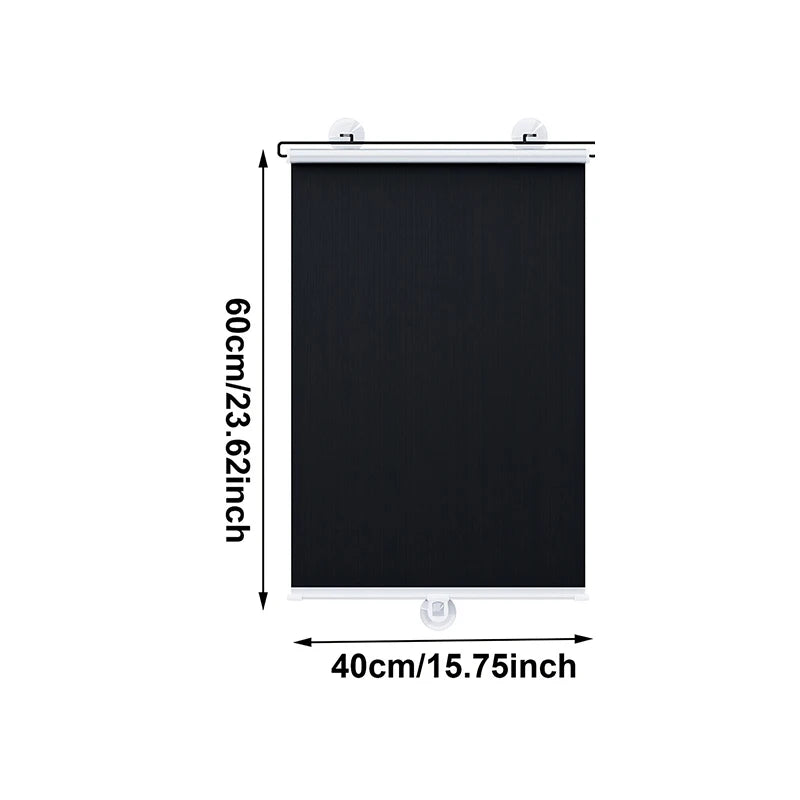 Portable Blackout Blind – Suction Cup Roller