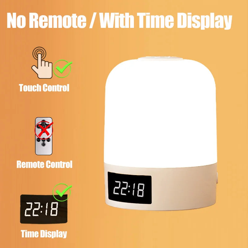 Touch Night Light – Rechargeable Bedside Lamp for Nursery