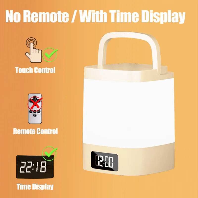 Touch Night Light – Rechargeable Bedside Lamp for Nursery