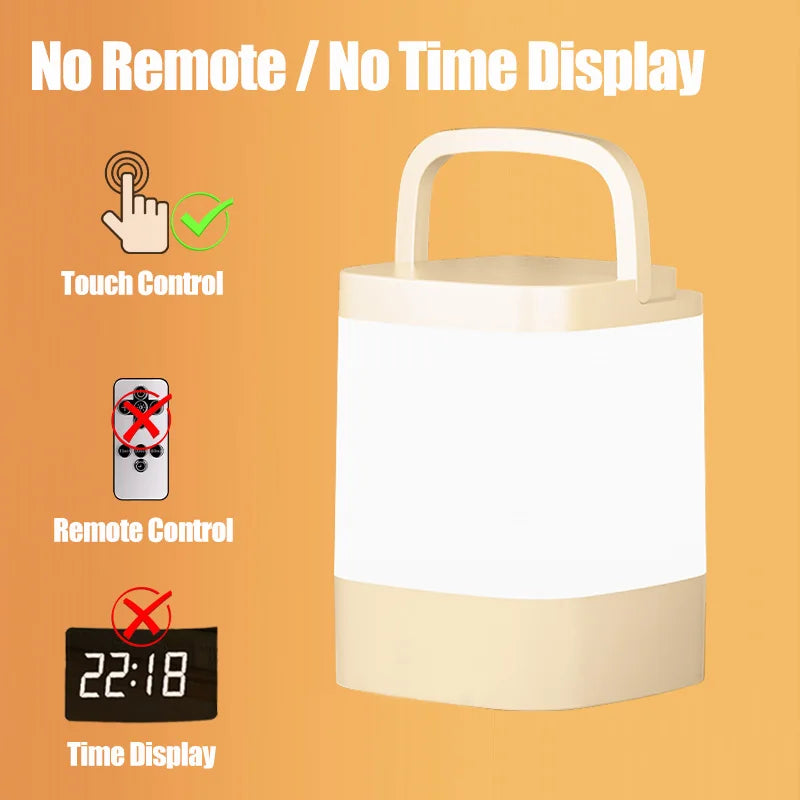 Touch Night Light – Rechargeable Bedside Lamp for Nursery