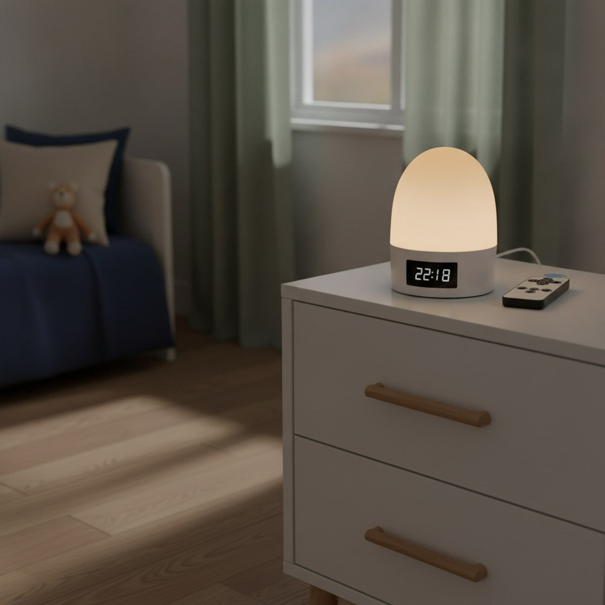 Touch Night Light Rechargeable Bedside Lamp For Nursery | Nanalumina