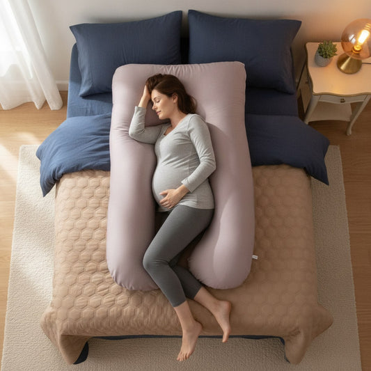 U Shaped Maternity Pillow Bump Back Hip Support | Nanalumina